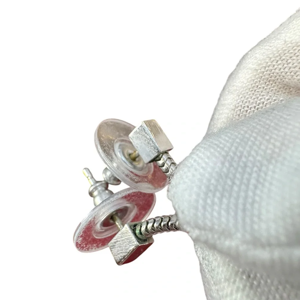 Chanel Silver Earrings - Picture 5 of 7